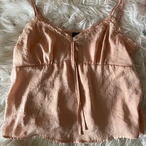 Pink flowy Forever 21 top